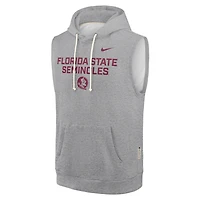 Florida State Sideline Men's Nike Dri-FIT College Sleeveless Pullover Hoodie