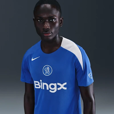 Chelsea FC Strike Third Men's Nike Dri-FIT Total 90 Soccer Short-Sleeve Top