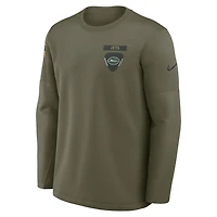 New York Jets Salute to Service Sideline Triumphant Win Coach Men's Nike NFL Pullover Crew
