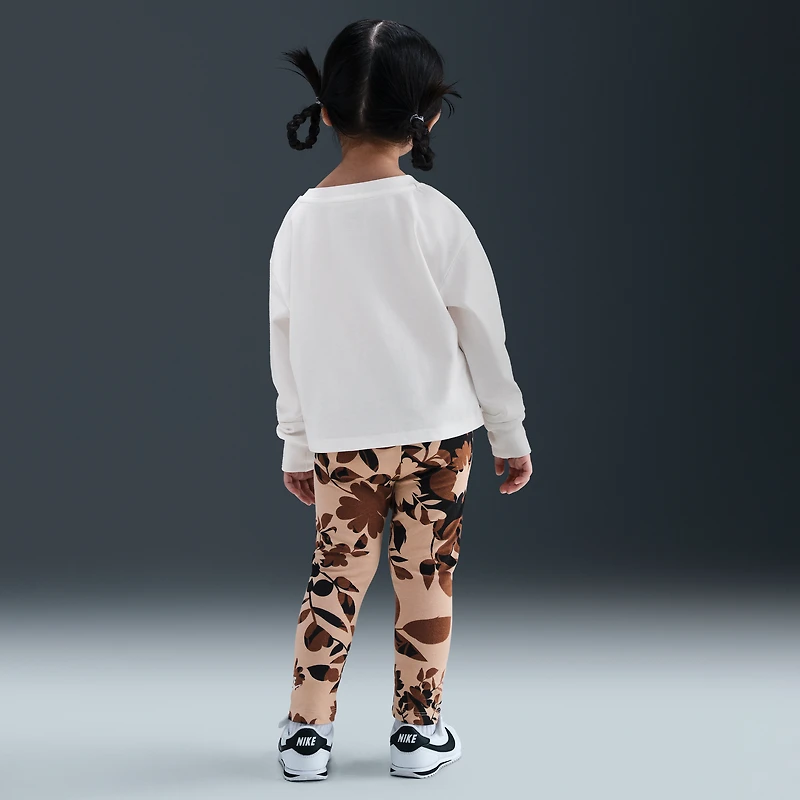 Nike Toddler Printed Club Long Sleeve T-Shirt and Leggings Set