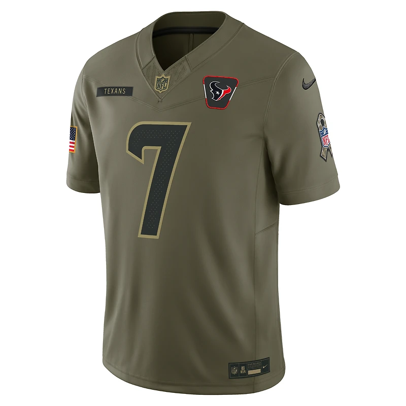 C.J. Stroud Houston Texans Salute to Service Men's Nike Dri-FIT NFL Limited Jersey