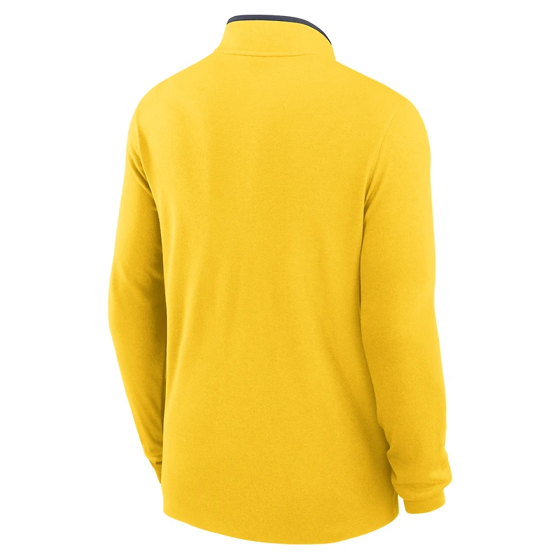 Michigan Victory Men's Jordan Brand Dri-FIT College 1/2-Zip Long-Sleeve Top
