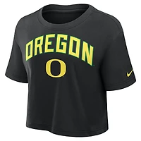 Oregon Athletic Prep Arch Women's Nike Dri-FIT College Cropped T-Shirt