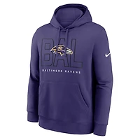 Baltimore Ravens Busted Play Club Men's Nike NFL Pullover Hoodie