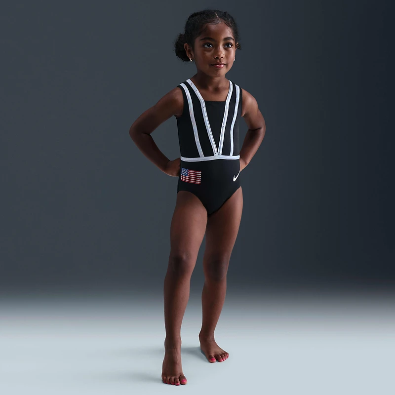 Nike Gymnastics Stars at Midnight Leotard