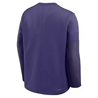 Clemson Sideline Coach Men's Nike Therma-FIT College Long-Sleeve T-Shirt