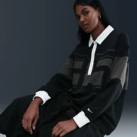 Nike Sportswear Women's Long-Sleeve Graphic Polo Top