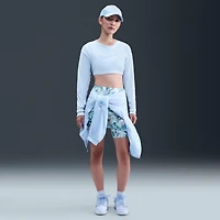 Nike Women's Artist Collection Dri-FIT Cropped Long-Sleeve T-Shirt
