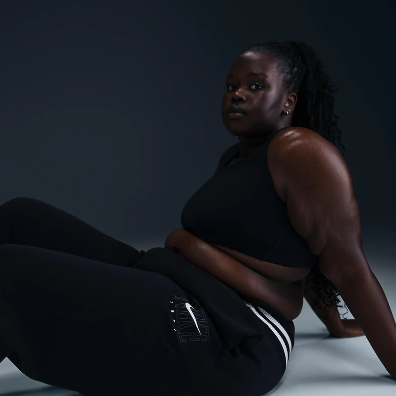 Nike Sportswear Phoenix Fleece Women's High-Waisted Wide-Leg Graphic Pants (Plus Size)