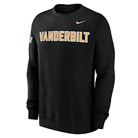Vanderbilt Club Fleece Men's Nike College Crew-Neck Sweatshirt