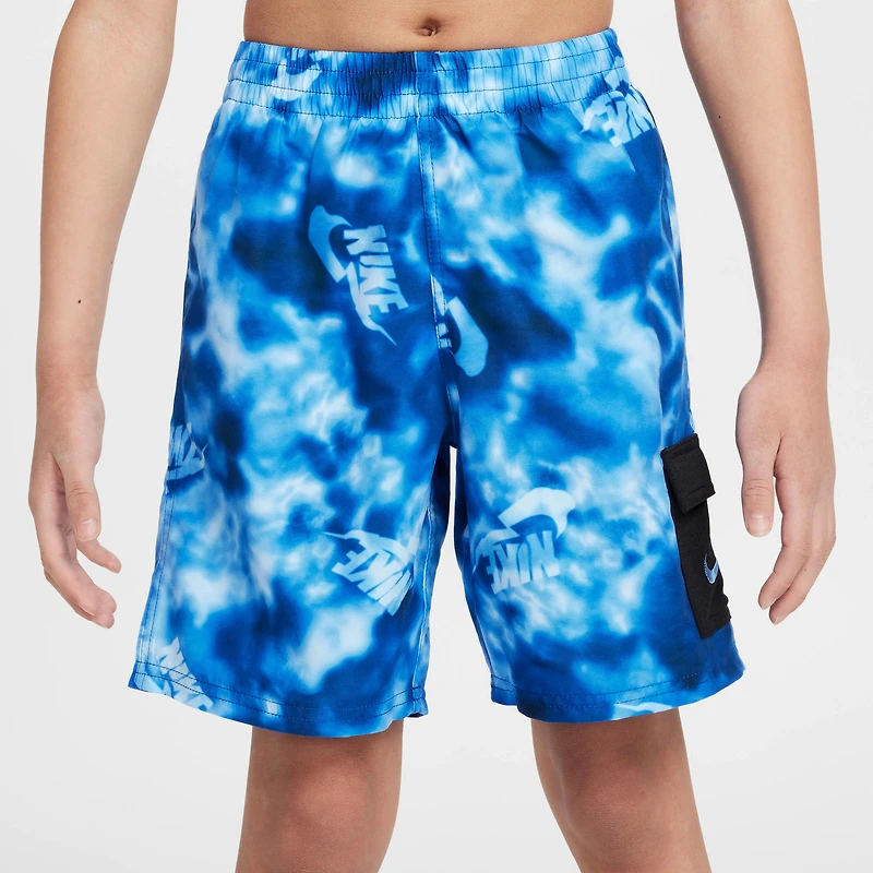Nike Swim Voyage Big Kids' (Boys') 7" Brief-Lined Cargo Shorts