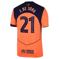 Frenkie de Jong Barcelona 2025/26 Stadium Third Men's Nike Dri-FIT Soccer Jersey