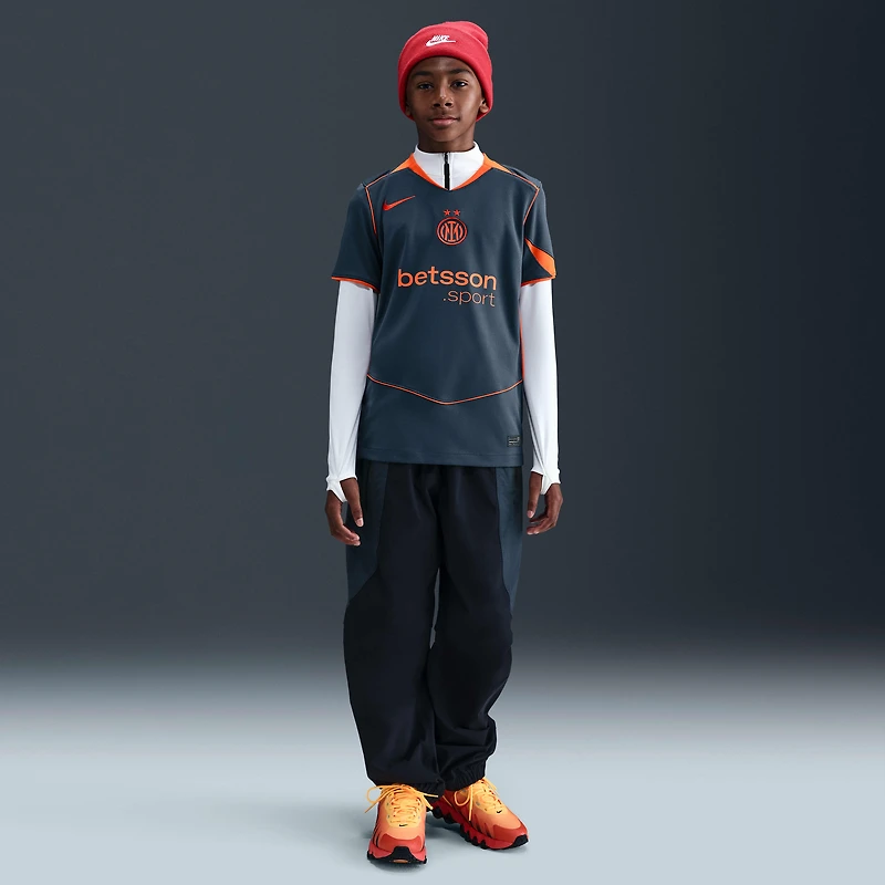 Inter Milan 2025/26 Stadium Third Big Kids' Nike Dri-FIT Total 90 Soccer Replica Jersey