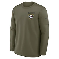 Pittsburgh Steelers Salute to Service Sideline Triumphant Win Coach Men's Nike NFL Pullover Crew