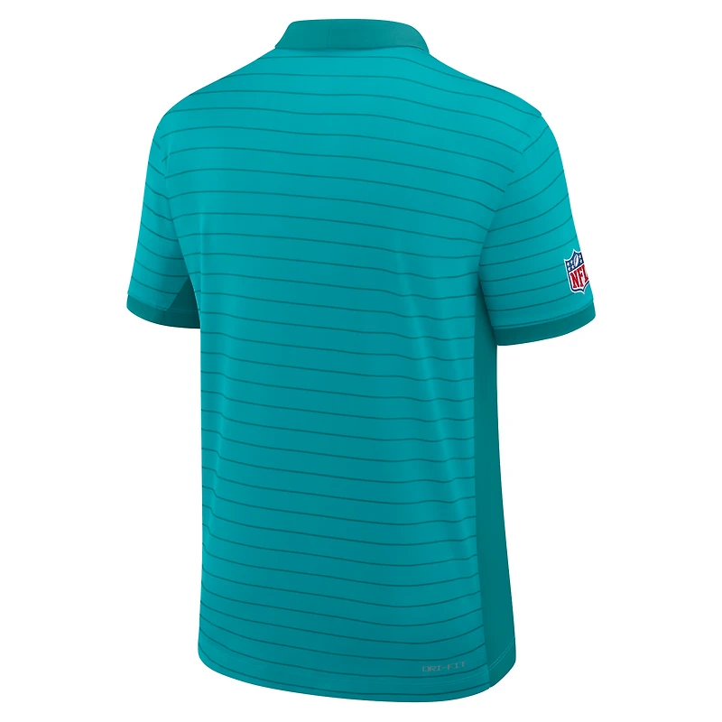 Miami Dolphins Sideline Victory Stripe Men's Nike Dri-FIT NFL Polo