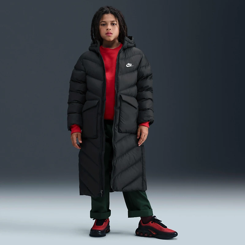 Nike Sportswear All Day Play Big Kids' Therma-FIT Loose-Fit Puffer Parka