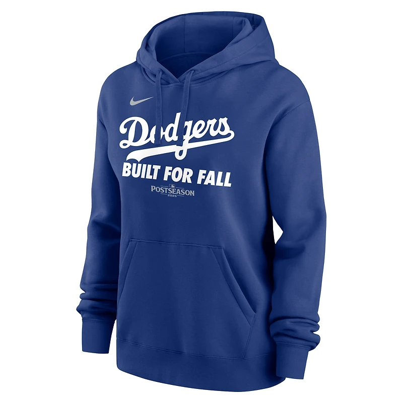 Los Angeles Dodgers 2025 Postseason Authentic Collection Women's Nike MLB Pullover Hoodie