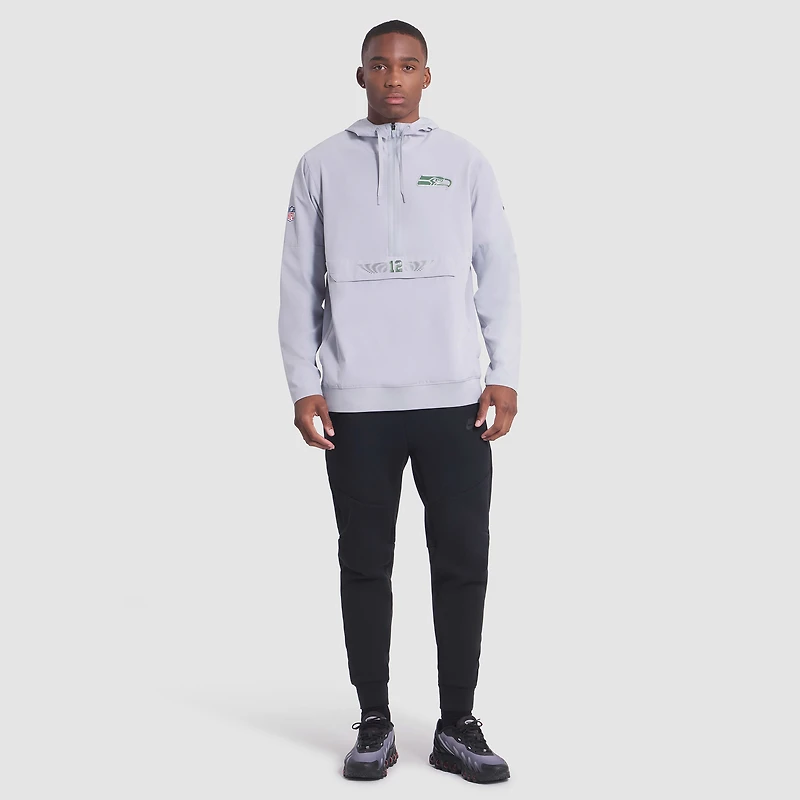 Seattle Seahawks Rivalries Collection Sideline Anorak Men's Nike NFL 1/2-Zip Hooded Jacket