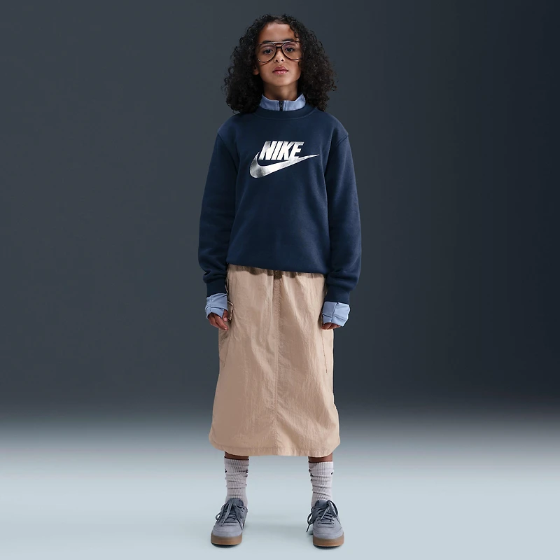Nike Sportswear Club Fleece Big Kids' Crew-Neck Sweatshirt