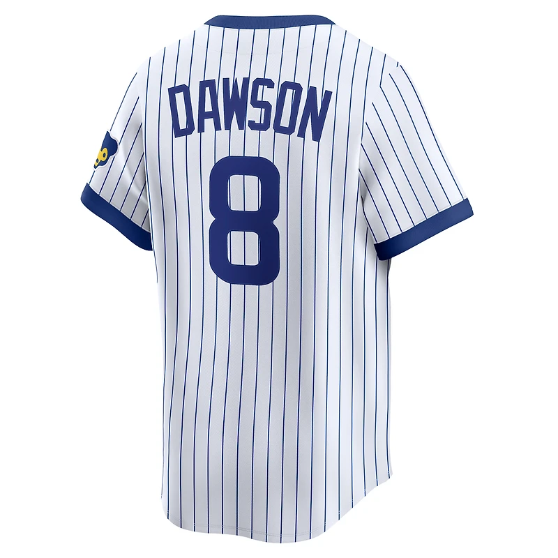 Andre Dawson Chicago Cubs Cooperstown Men's Nike Dri-FIT ADV MLB Limited Jersey