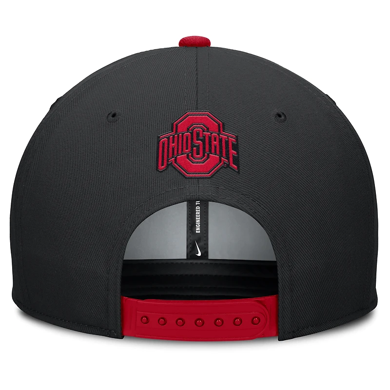Ohio State Sideline Campus Local Pro Men's Nike Dri-FIT College Adjustable Hat