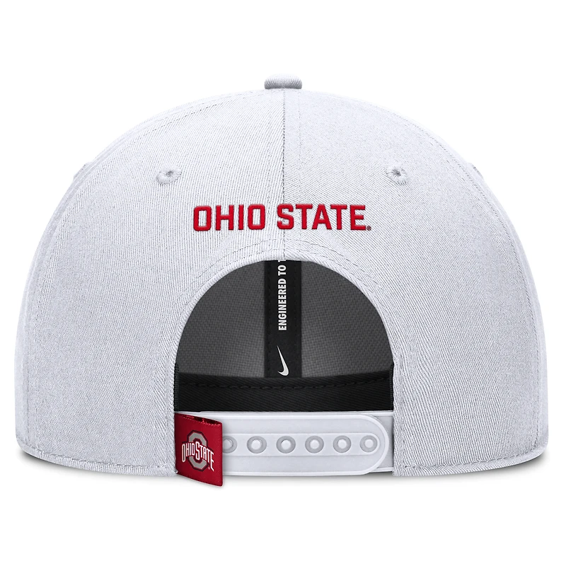 Ohio State On-Field Rise Gameday Men's Nike Dri-FIT College Trucker Adjustable Hat