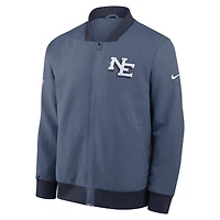 New England Patriots Rivalries Collection Sideline Men's Nike NFL Full-Zip Bomber Jacket