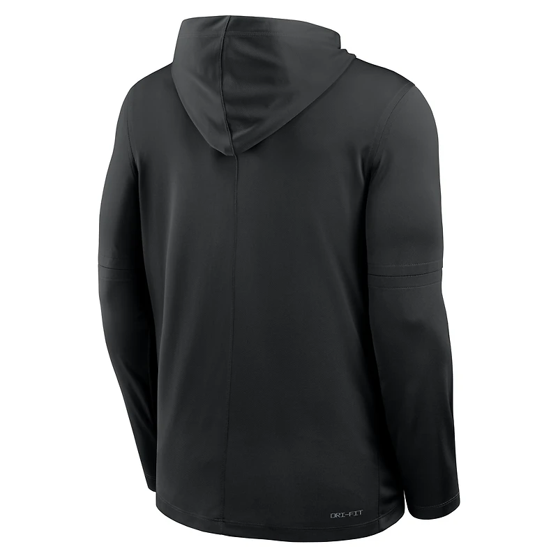 LSU Sideline Men's Nike Dri-FIT College Long-Sleeve Hooded Top