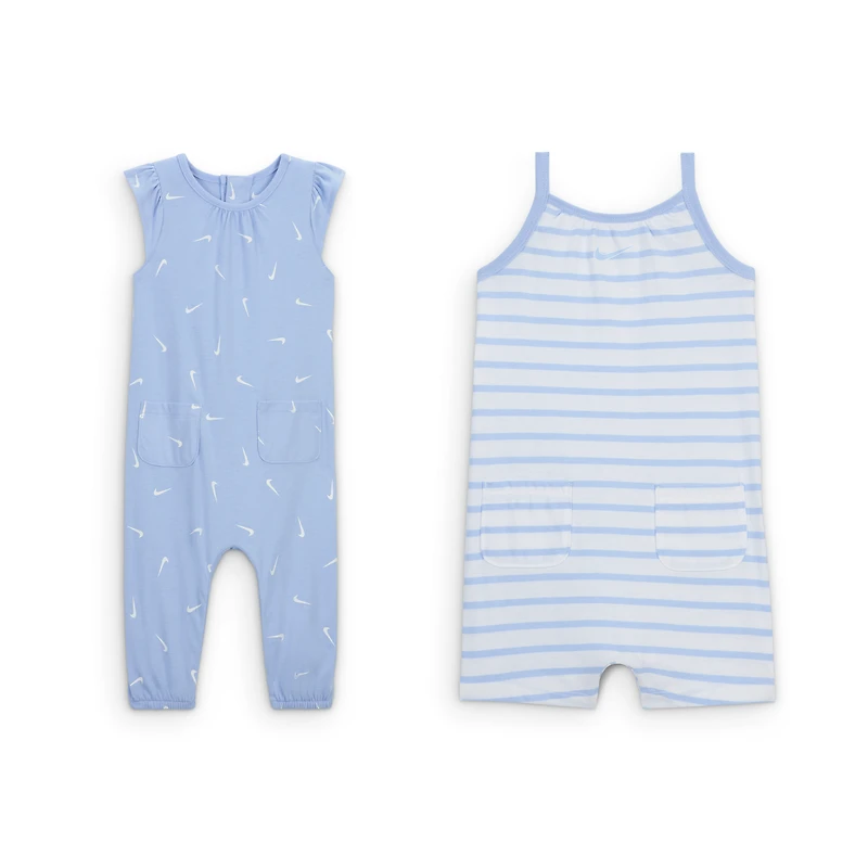 Nike Essentials Baby (0-9M) 2-Pack Romper Set