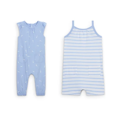 Nike Essentials Baby (0-9M) 2-Pack Romper Set