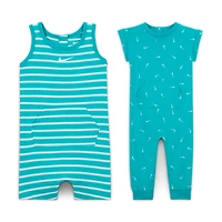 Nike Essentials Baby (12-24M) Short Sleeve and Tank 2-Pack Romper Set