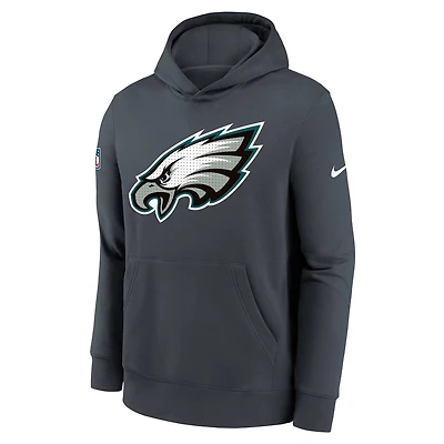 Philadelphia Eagles Sideline Club Big Kids' Nike NFL Pullover Hoodie