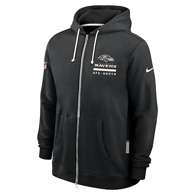 Baltimore Ravens Utility Player Sideline Men's Nike Dri-FIT NFL Full-Zip Hoodie