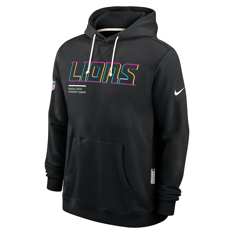 Detroit Lions Crucial Catch Sideline Men's Nike Dri-FIT NFL Pullover Hoodie