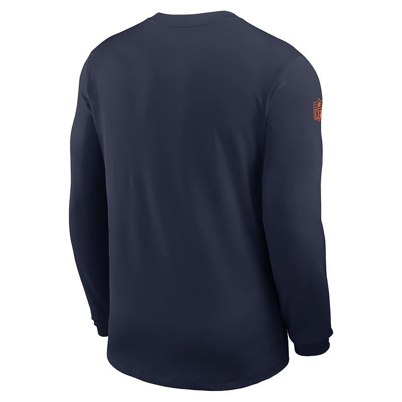 Denver Broncos Sideline Coach Men's Nike Dri-FIT NFL Long-Sleeve Top