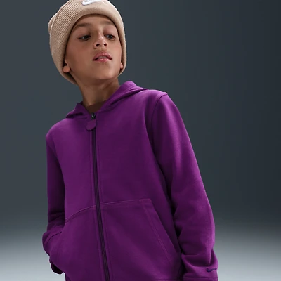 FC Barcelona Club Big Kids' (Boys') Nike Soccer Full-Zip Hoodie