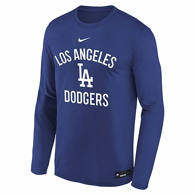 Los Angeles Dodgers Authentic Collection Team Issue Legend Big Kids' Nike Dri-FIT MLB T-Shirt