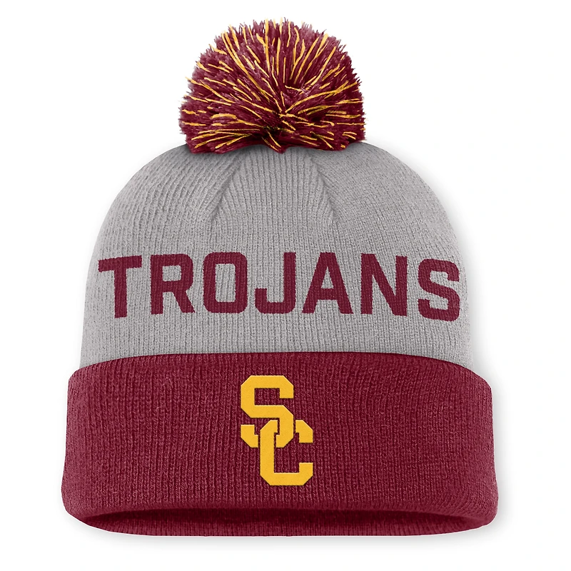 USC Primetime Peak Men's Nike College Cuffed Pom Beanie