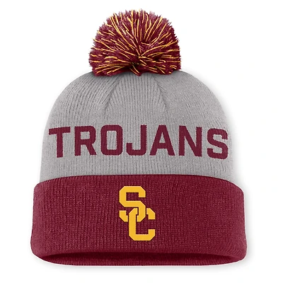 USC Primetime Peak Men's Nike College Cuffed Pom Beanie