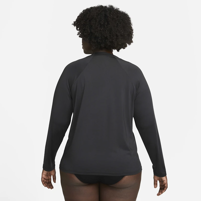 Nike Essential Dri-FIT Women's Long-Sleeve Hydroguard Swim Top (Plus Size)