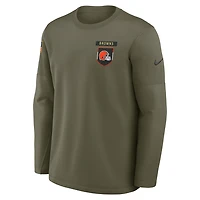 Cleveland Browns Salute to Service Sideline Triumphant Win Coach Men's Nike NFL Pullover Crew