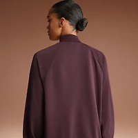 NikeSKIMS Matte Tricot Women's Oversized Full-Zip Track Jacket