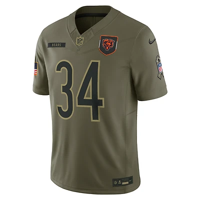 Walter Payton Chicago Bears Salute to Service Retired Men's Nike Dri-FIT NFL Limited Jersey
