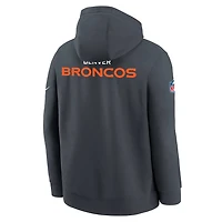 Denver Broncos Sideline Club Big Kids' Nike NFL Pullover Hoodie