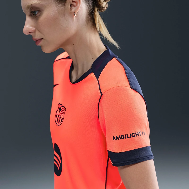 FC Barcelona 2025/26 Stadium Third Women's Nike Dri-FIT Total 90 Soccer Replica Jersey