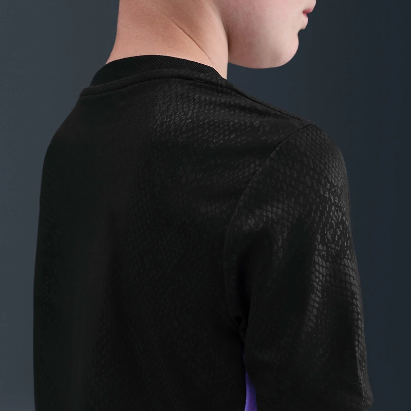 FC Barcelona Academy Pro Away Big Kids' Nike Dri-FIT Soccer Pre-Match Short-Sleeve Top