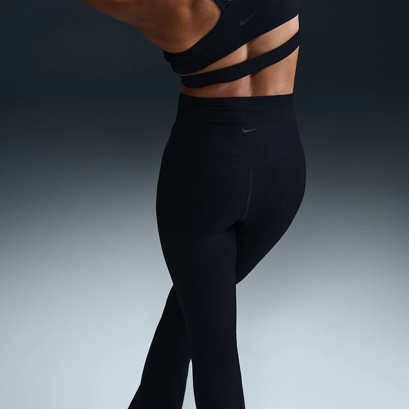 Nike Zenvy Rib Women's High-Waisted Flared Leggings