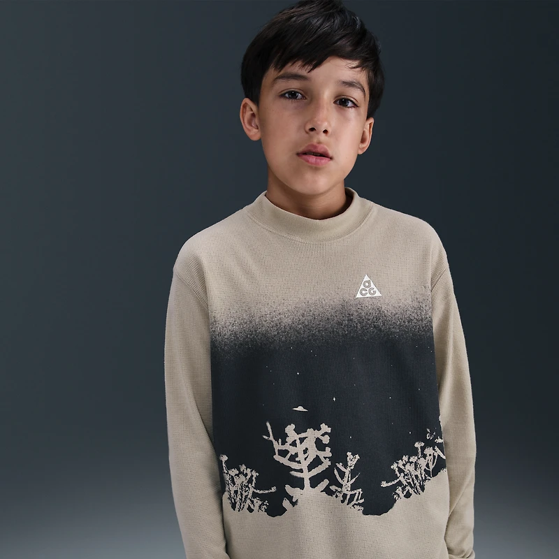 Nike ACG Big Kid's Long-Sleeve Waffle Top