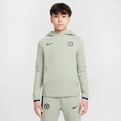 Chelsea FC Tech Big Kids' (Boys') Nike Soccer Fleece Pullover Hoodie