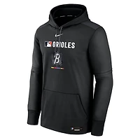 Baltimore Orioles Authentic Collection City Connect Men's Nike Therma MLB Pullover Hoodie